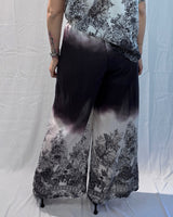 LINEN-TENCEL MIX PRINTED TROUSERS
