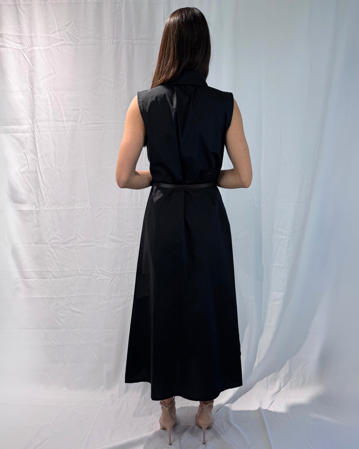 COTTON CHEMISIER WITH BANDANA PRINT INSERTS