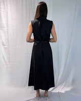 COTTON CHEMISIER WITH BANDANA PRINT INSERTS
