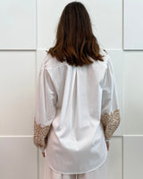 SLEEVE EMBROIDERY SHIRT
