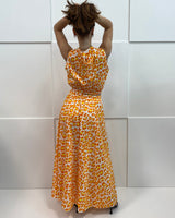 COMPLETE TOP SKIRT SPOTTED