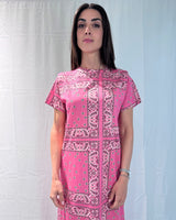 SHORT SLEEVE DRESS WITH BANDANA PRINT
