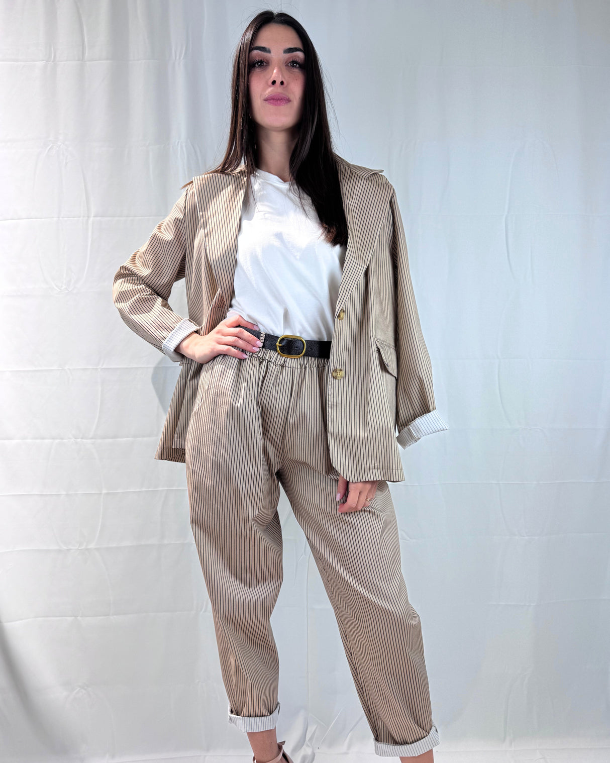 STRIPED TROUSERS