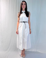 COTTON CHEMISIER WITH BANDANA PRINT INSERTS
