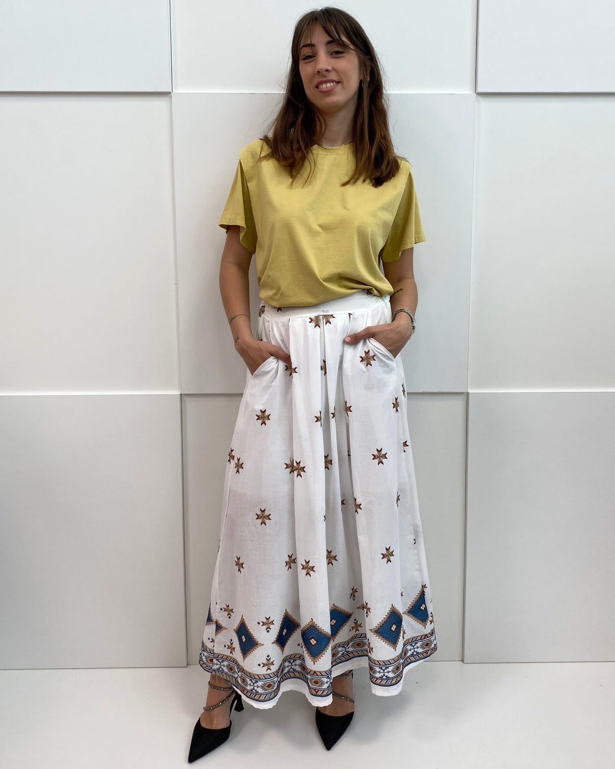 PATTERNED SKIRT