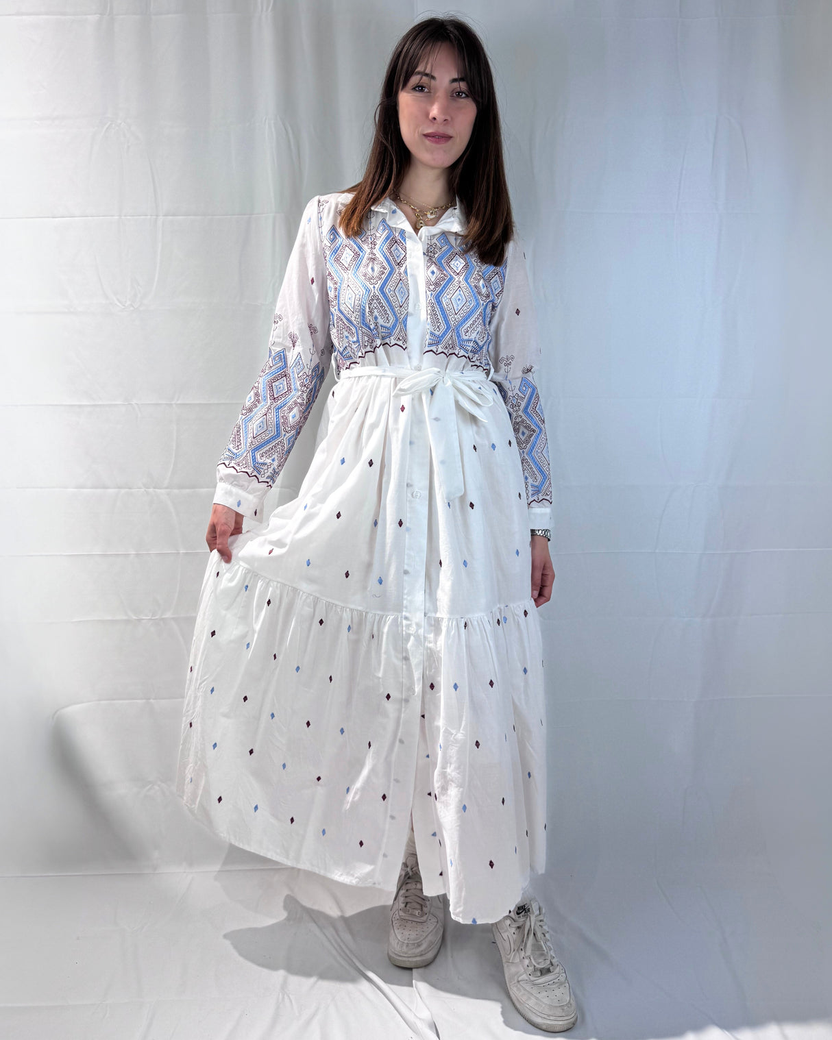 EMBROIDERED DRESS