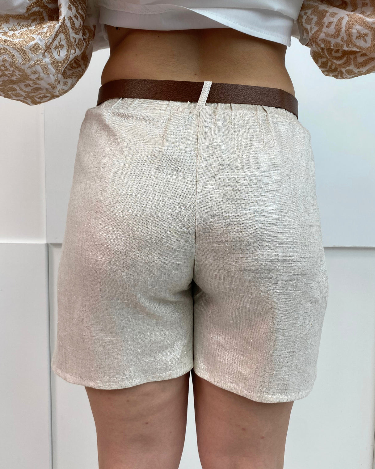 GOLD SHORTS BELT