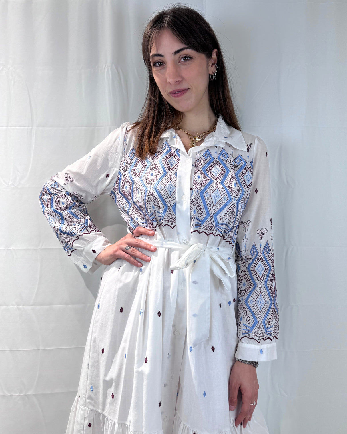 EMBROIDERED DRESS