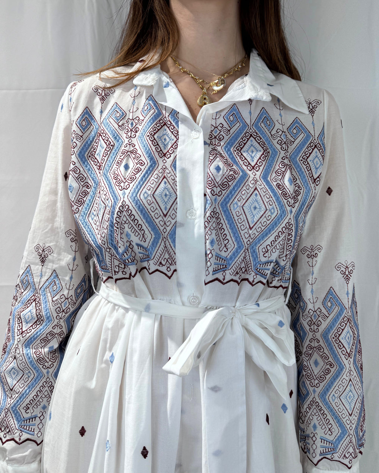 EMBROIDERED DRESS