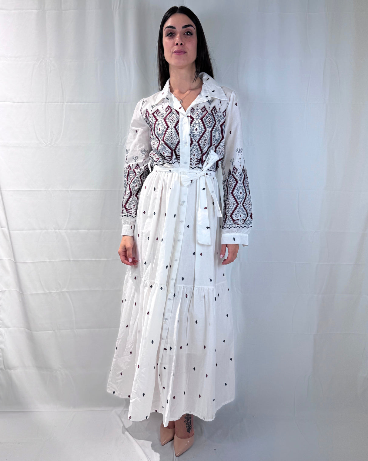 EMBROIDERED DRESS