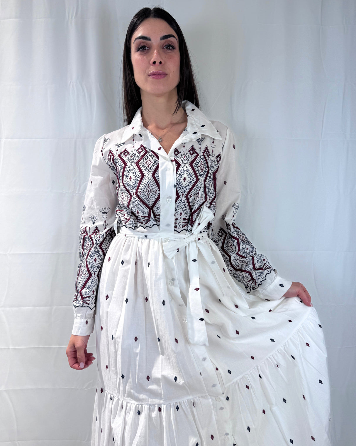 EMBROIDERED DRESS
