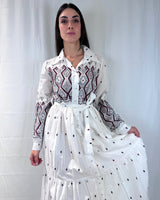 EMBROIDERED DRESS