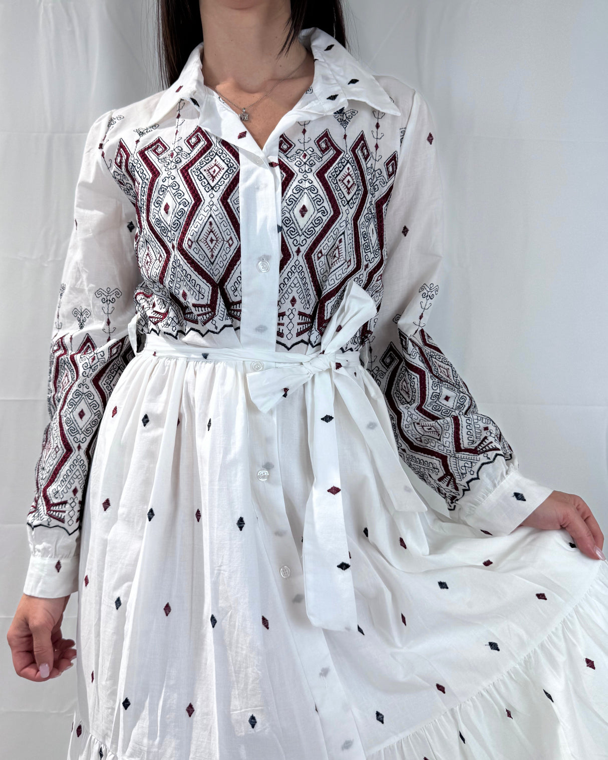 EMBROIDERED DRESS