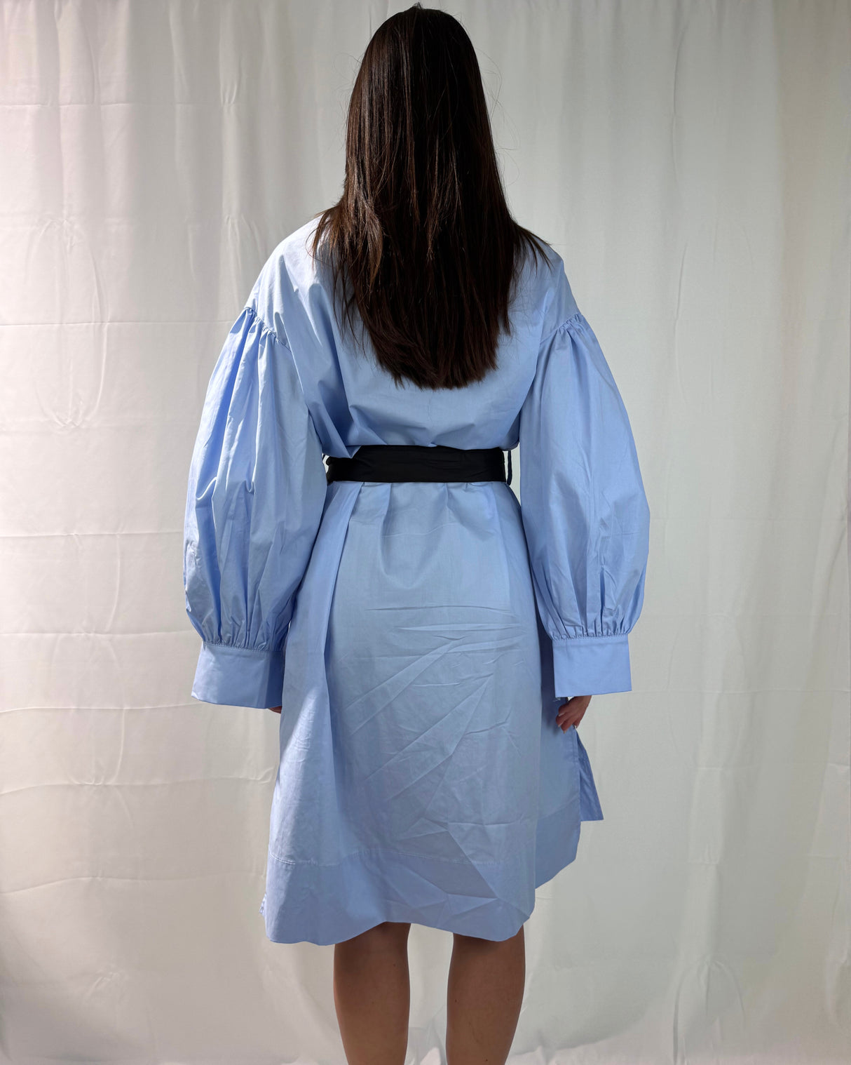 CHEMISIER WITH SASH AT WAIST
